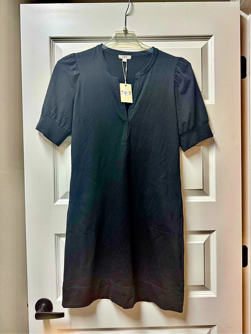 NYT NZT5252255 Mini Dress Black Size XS NWT